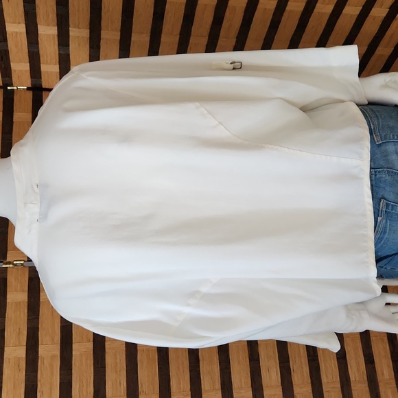 Karen Kane draped creme jacket - Picture 6 of 9